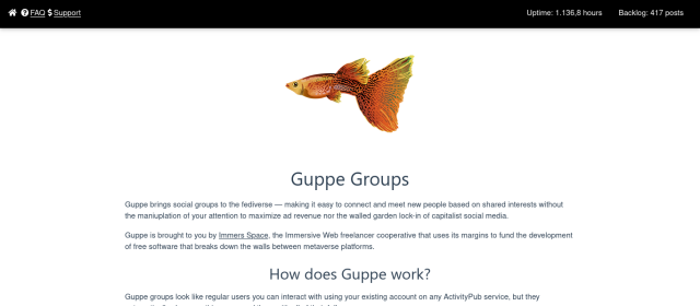 Guppe Webseite